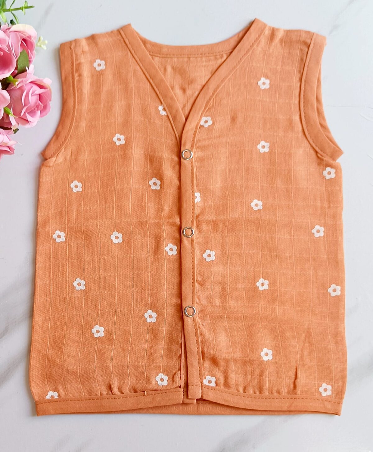 Muslin Colored Jablas (0 - 3 Months) - Image 6