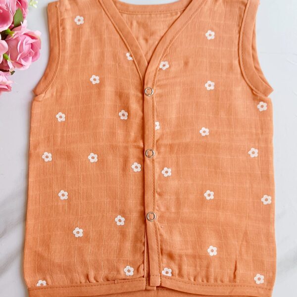 Muslin Colored Jablas (3 – 6 Months)