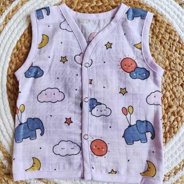Muslin Colored Jablas (6 – 9 Months)
