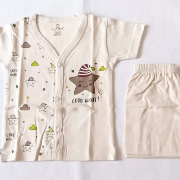 Unisex Cotton T-Shirt Trouser Set – Star Good Night Print