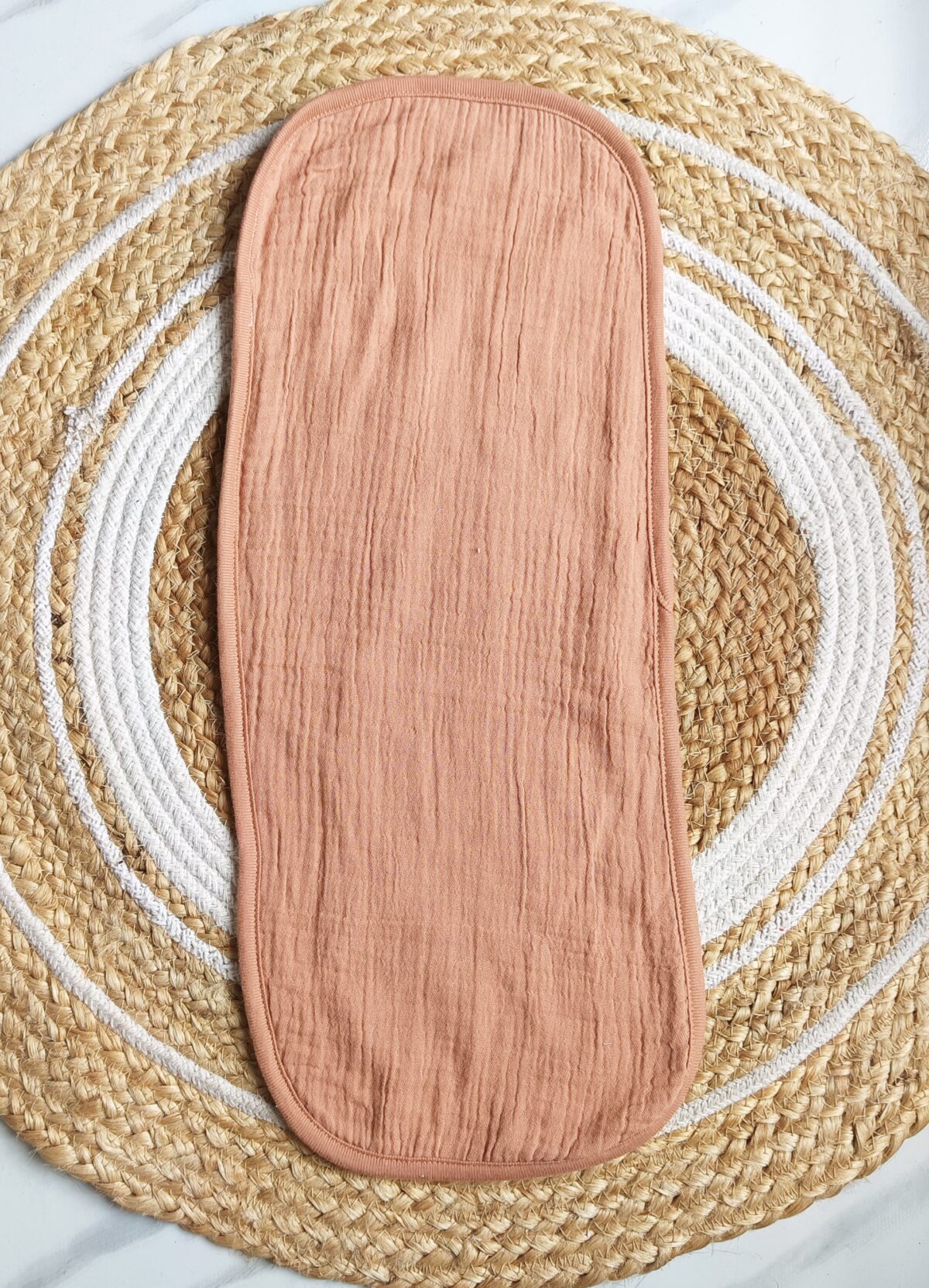 Muslin Burp Cloth - Light Brown