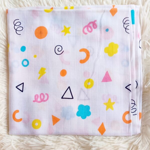 Muslin Swaddle – Geo Shapes