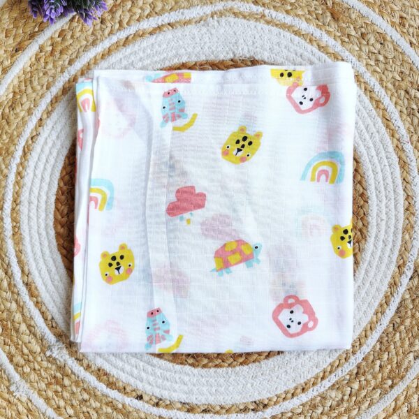 Muslin Swaddle – Monkey Print