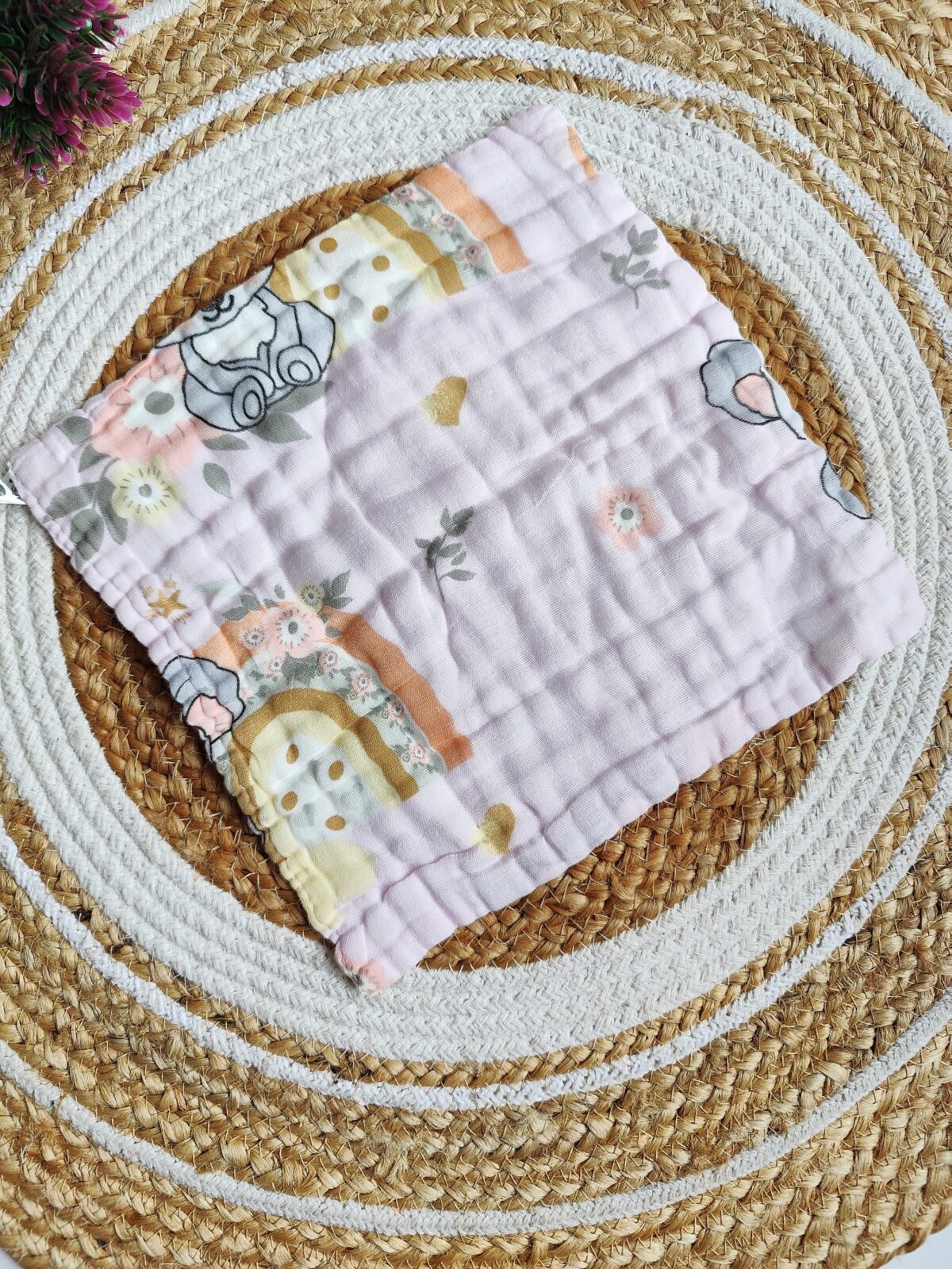 Muslin Colored Wipes - Crinkled 6 Layered - Image 2