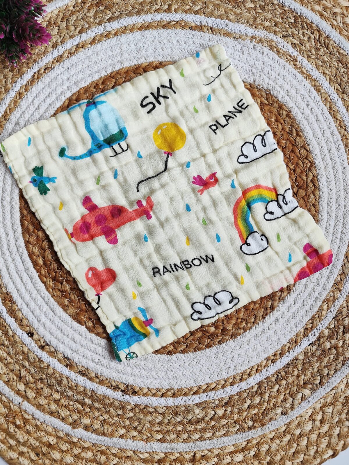Muslin Colored Wipes - Crinkled 6 Layered - Image 6