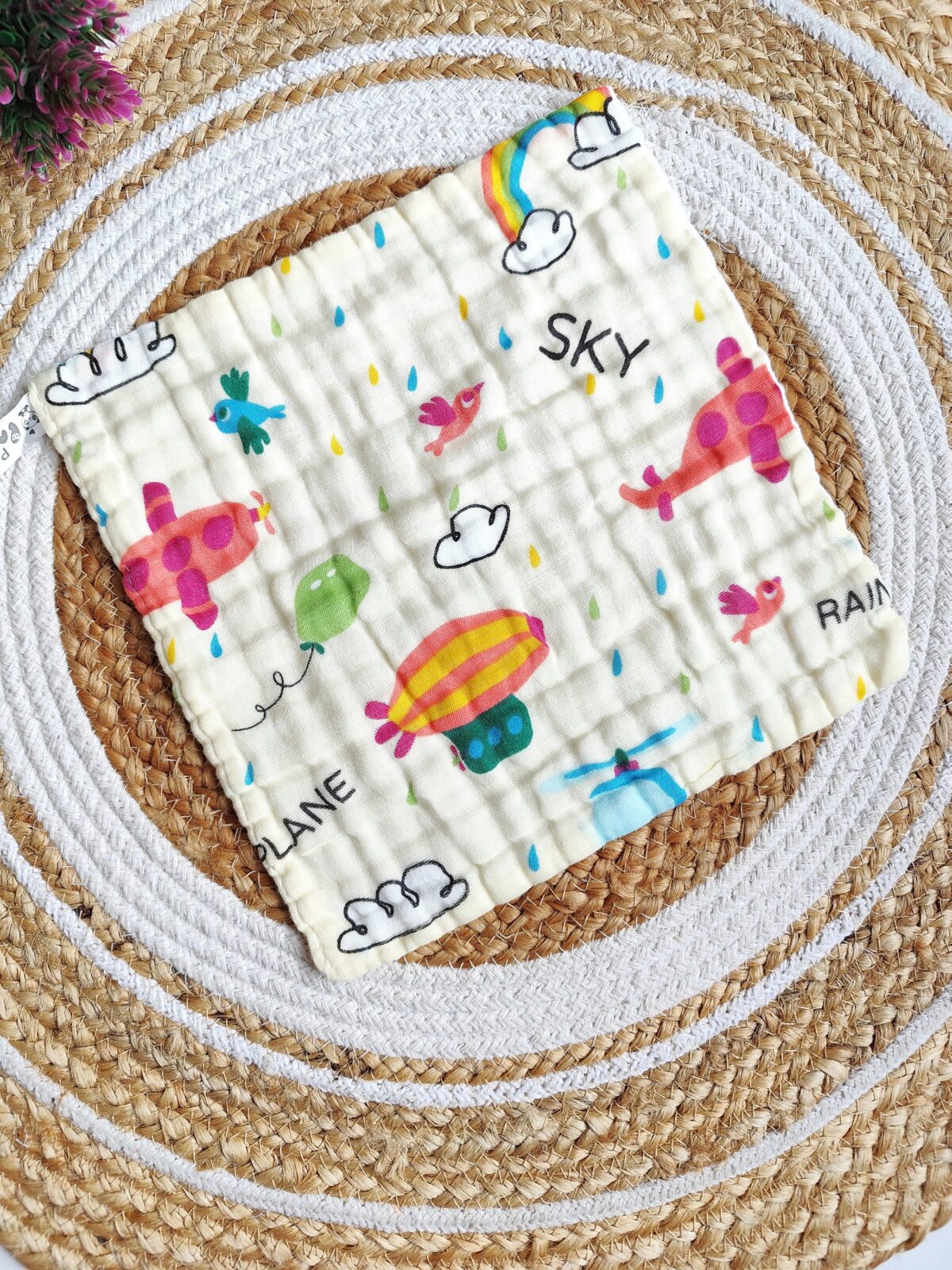 Muslin Colored Wipes - Crinkled 6 Layered - Image 20