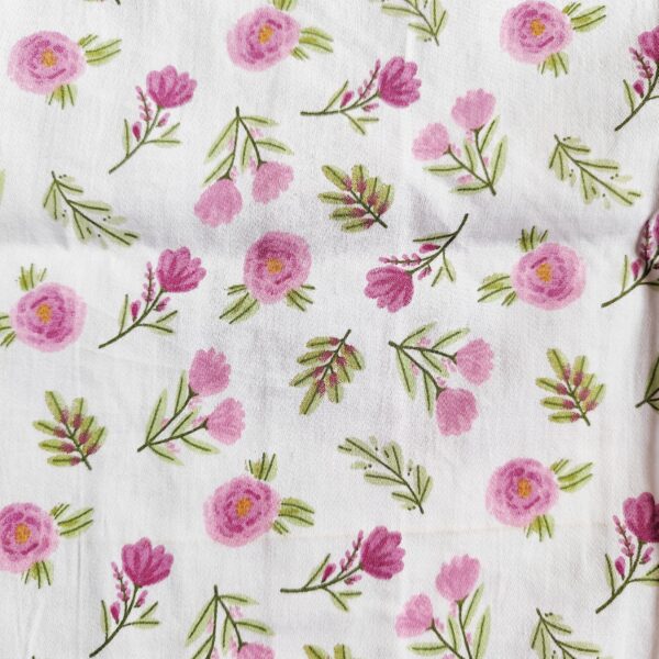 Feeding Apron – Pink Floral Print