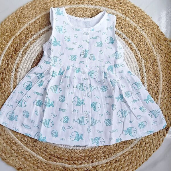 Muslin Button Frocks