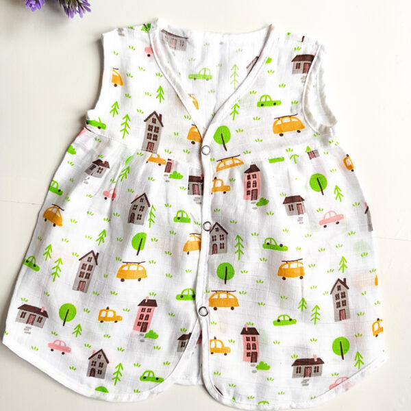 Muslin Chest Cut Frocks