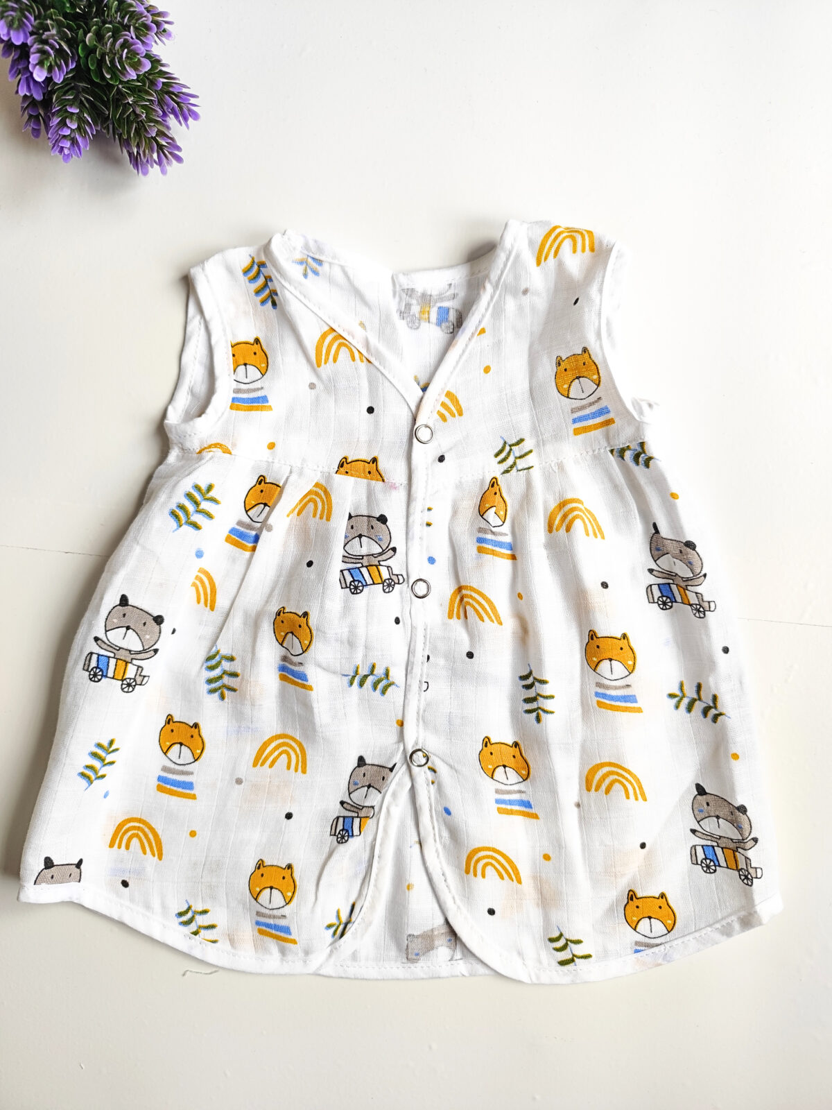Muslin Chest Cut Frocks