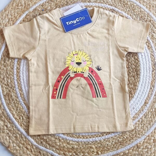Boys T Shirt – Lion – Roaringly Sleepy Print