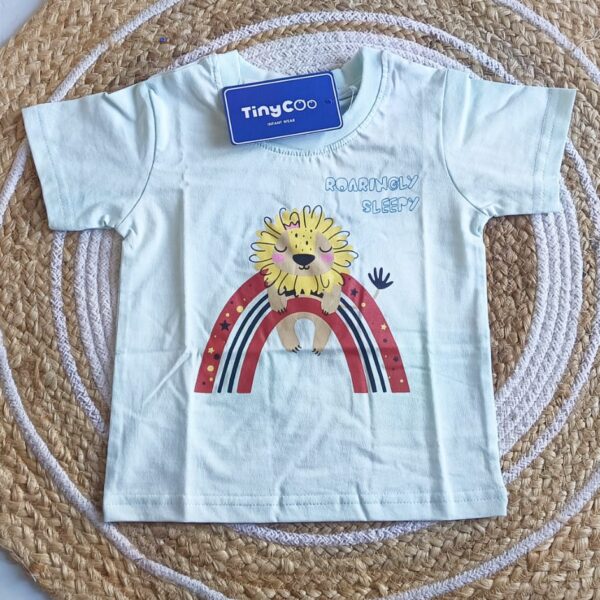 Boys T Shirt – Lion – Roaringly Sleepy Print