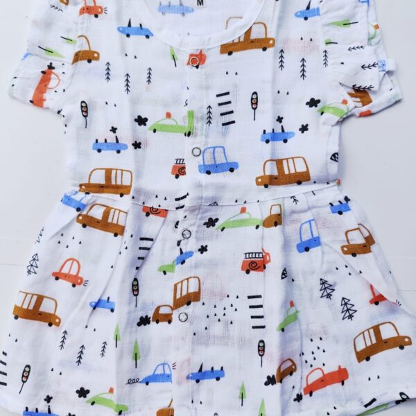 Muslin Frill Hand Frocks (0 – 6 Months)