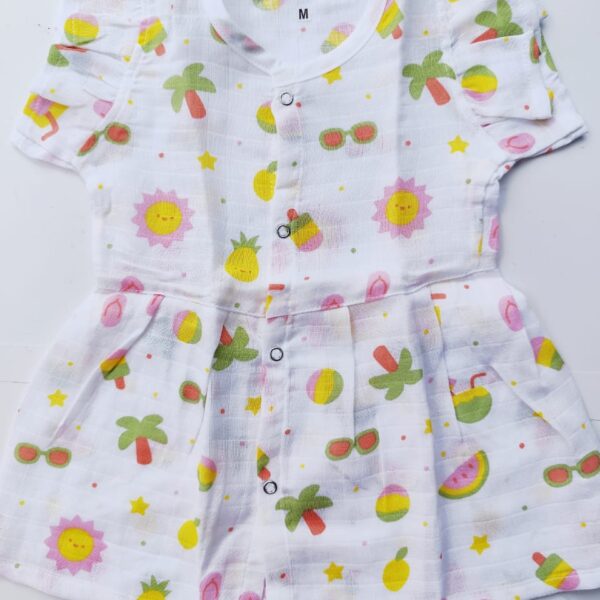 Muslin Frill Hand Frocks (0 – 6 Months)
