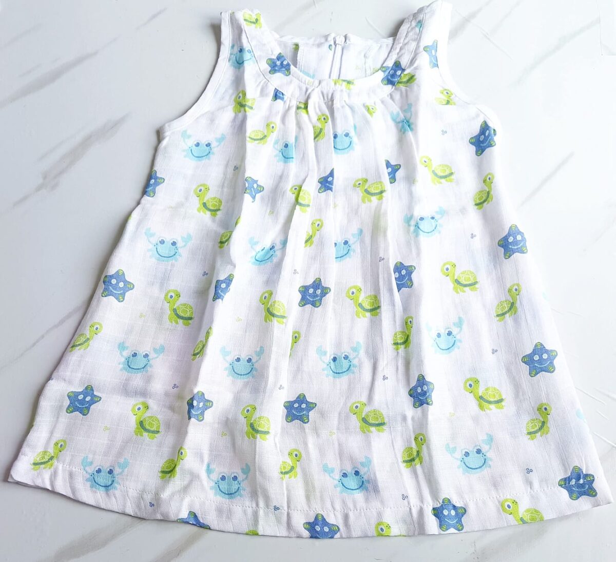 Muslin Zip Frocks (1 - 2 Years) - Image 3