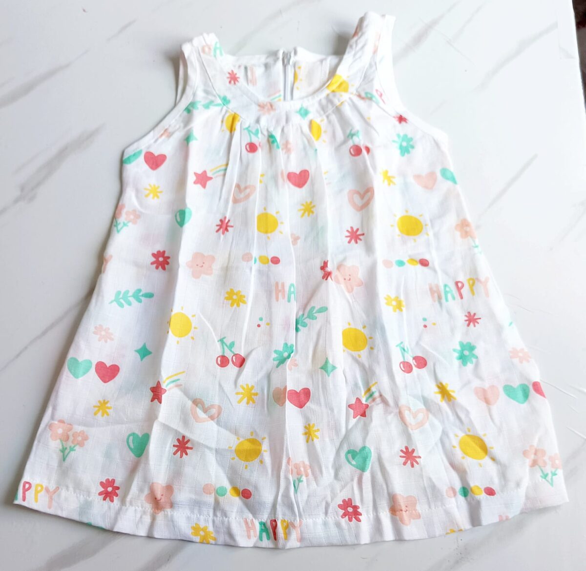 Muslin Zip Frocks (1 - 2 Years) - Image 7