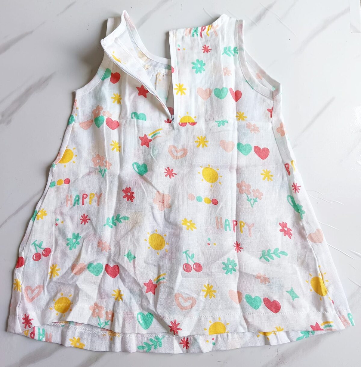 Muslin Zip Frocks (1 - 2 Years) - Image 8