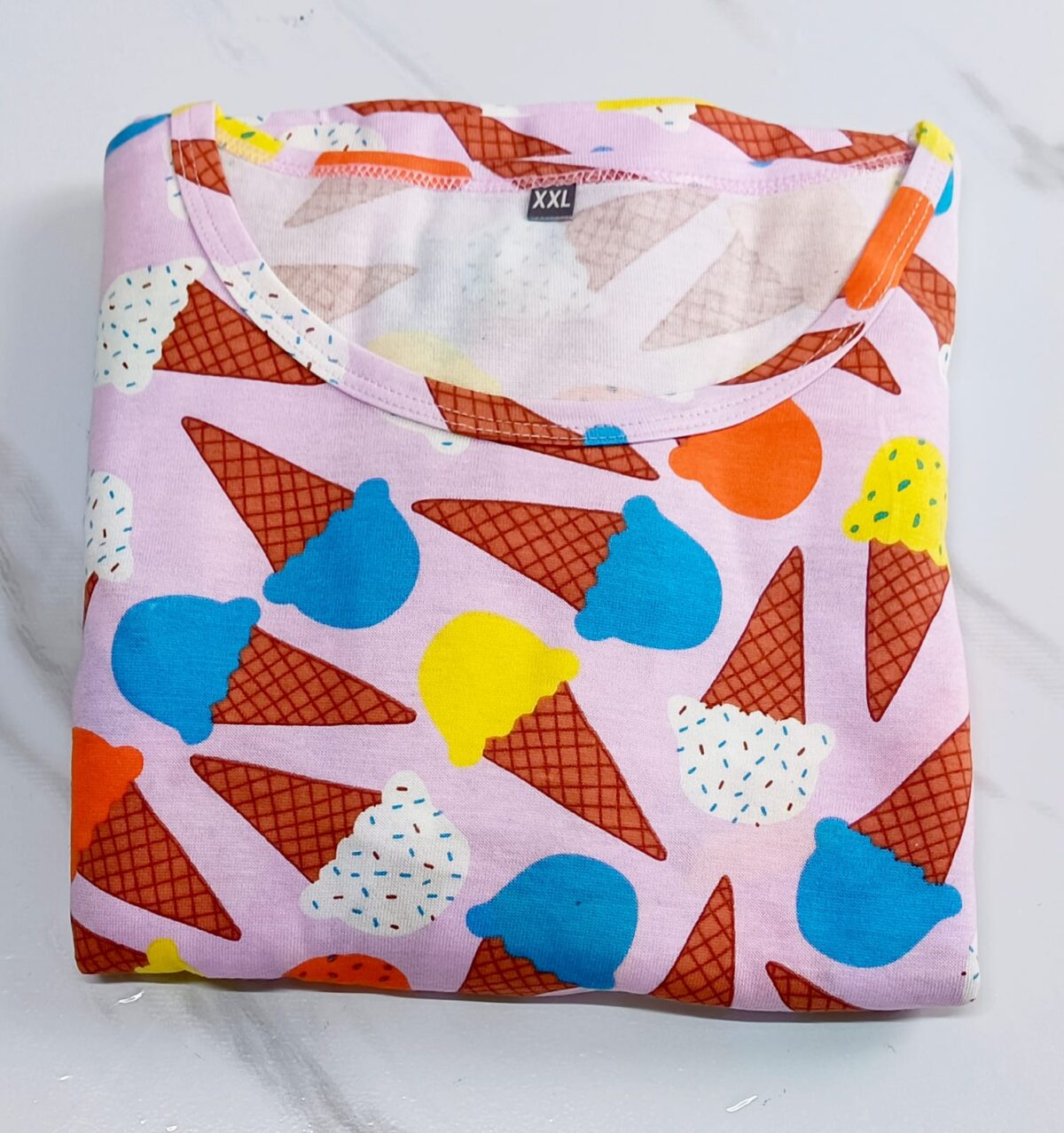 Maternity Lounge Wear - Ice Cream Print (XXL)