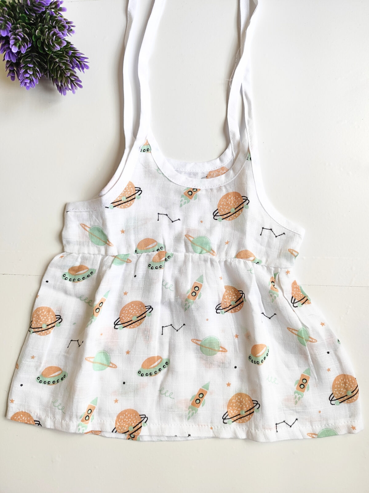 Muslin Knot Frocks (0 - 3 Months) - Image 2
