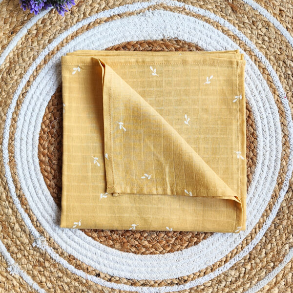 Muslin Colored Swaddle – Mustard