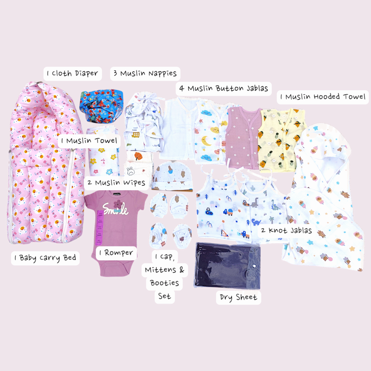 Mom's Hospital Bag - Combo 5 (Random Prints)
