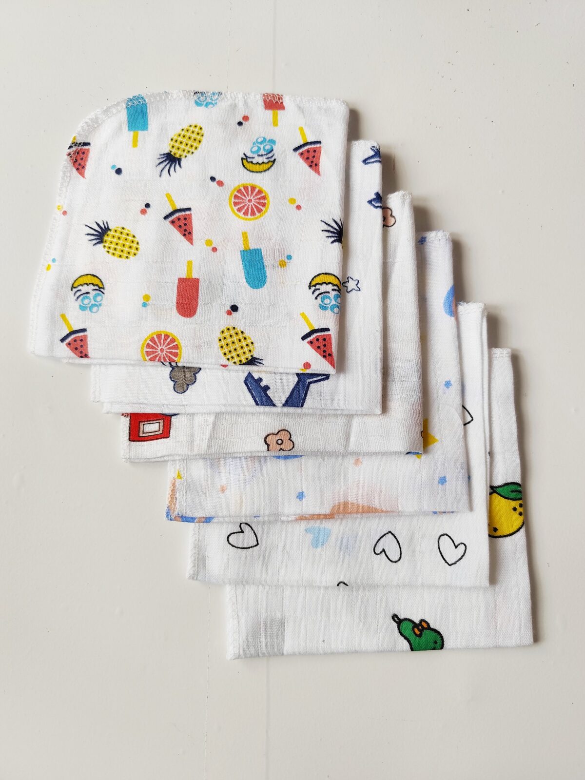 Pack of 6 Wash Cloth - Random Prints