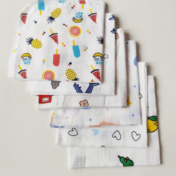 Pack of 6 Wash Cloth – Random Prints