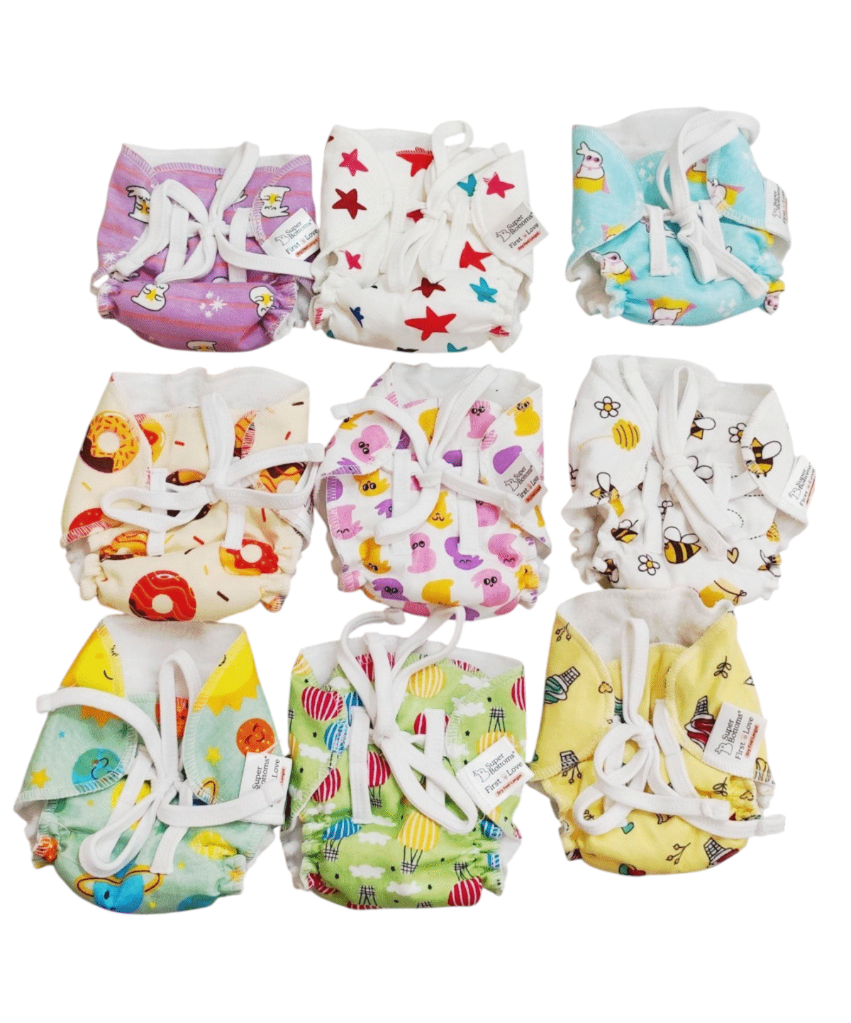 SuperBottoms DryFeel Langot- Pack of 2 (Random Prints)