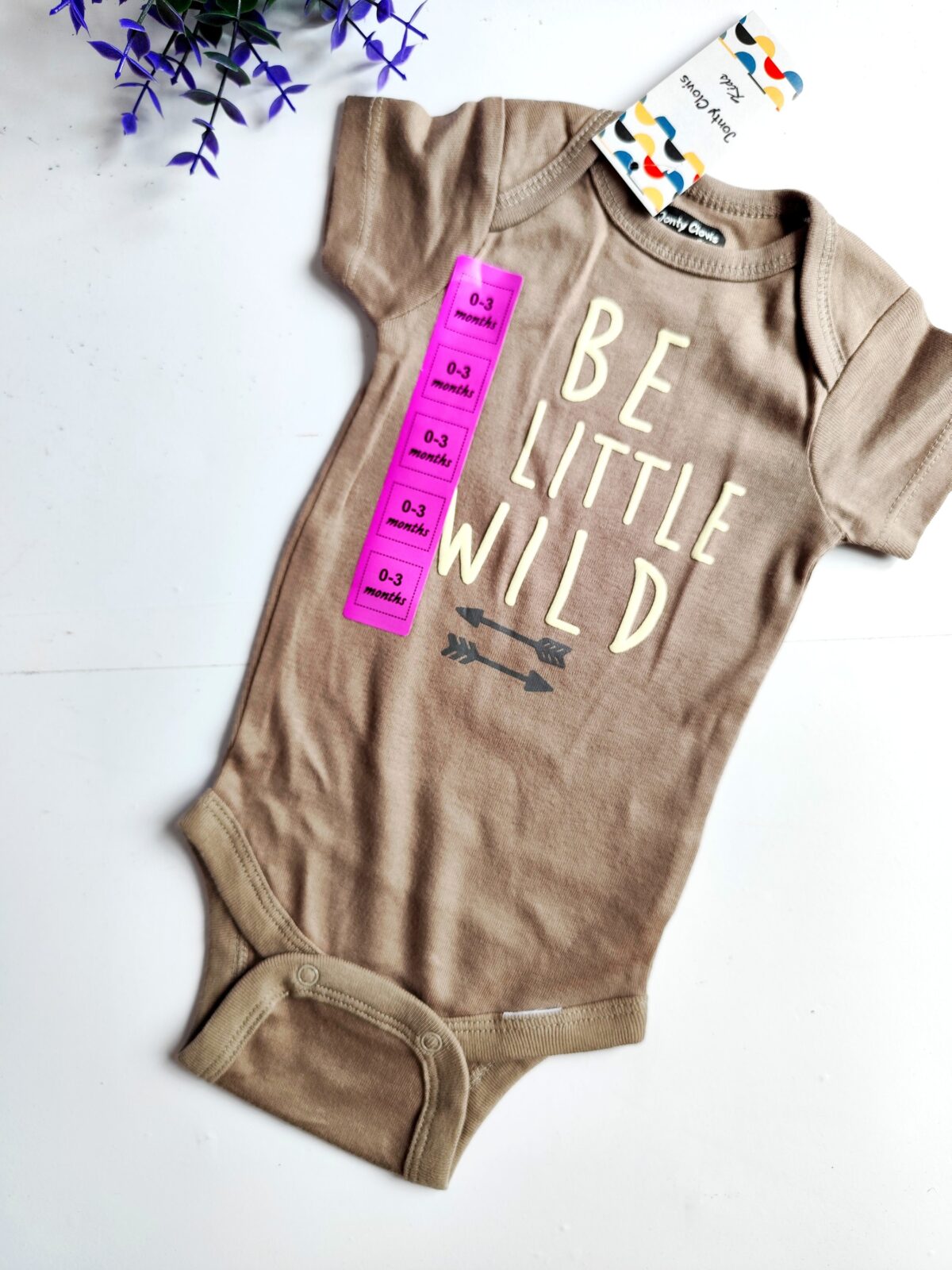 Onesies (0-3) - Be Little Wild Print