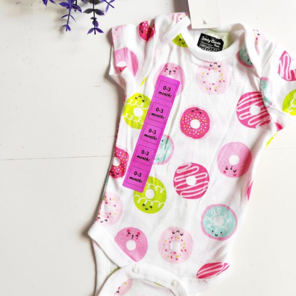 Onesies (0-3) – Donut Print