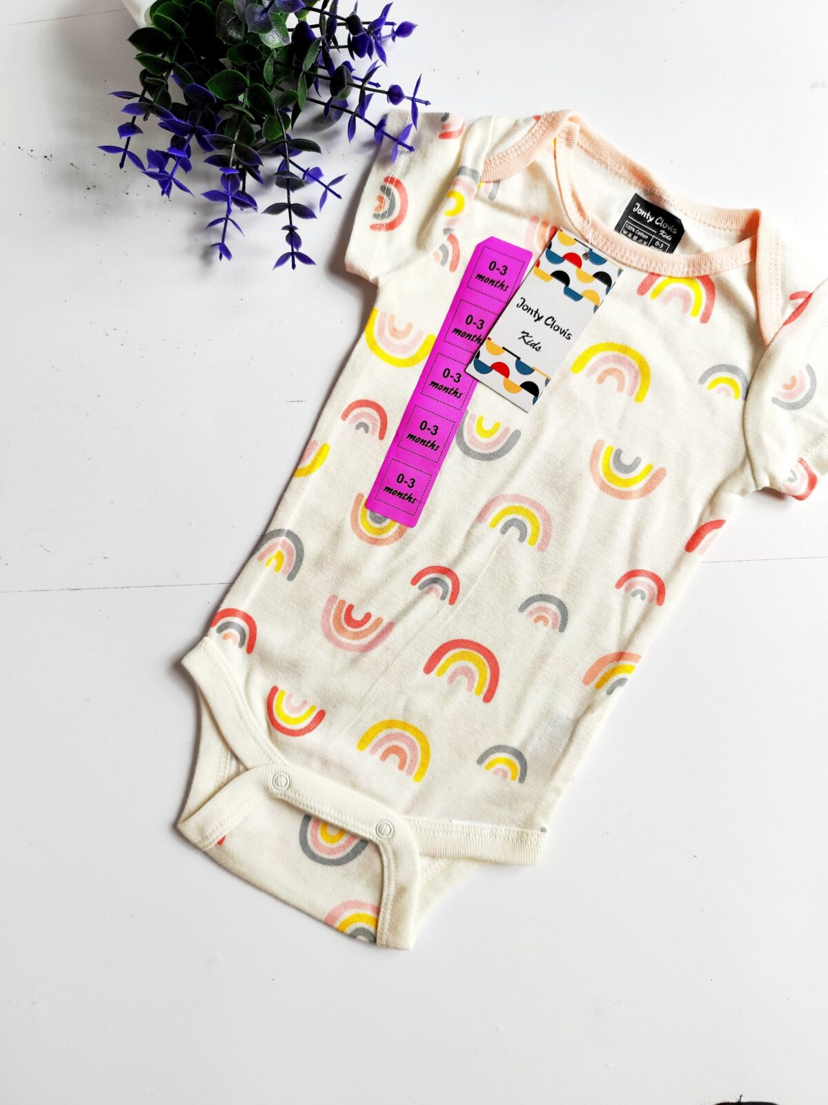 Onesies (0-3) - Rainbow Print