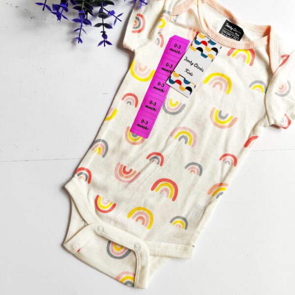 Onesies (0-3) – Rainbow Print