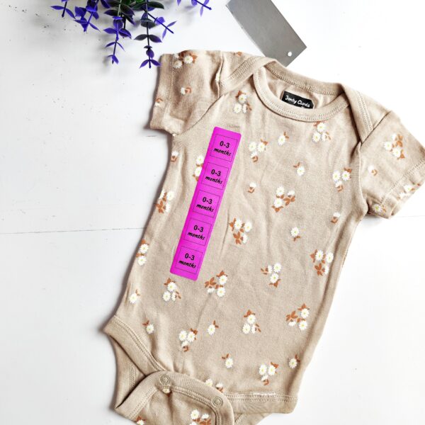 Onesies (0-3) – Floral Print
