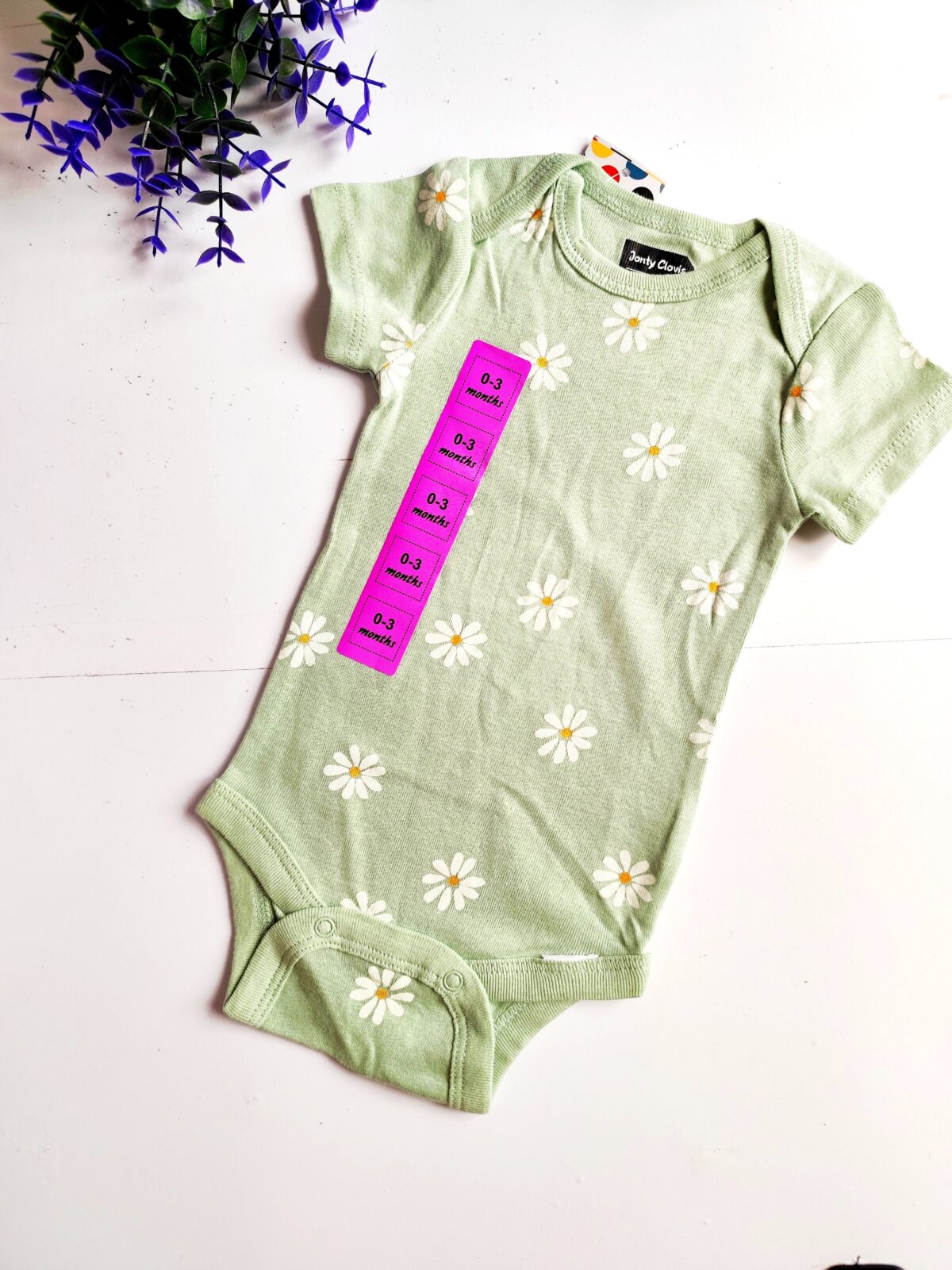 Onesies (0-3) - Daisy Print