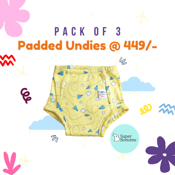 Pack of 3 Padded Underwear (Random Prints)