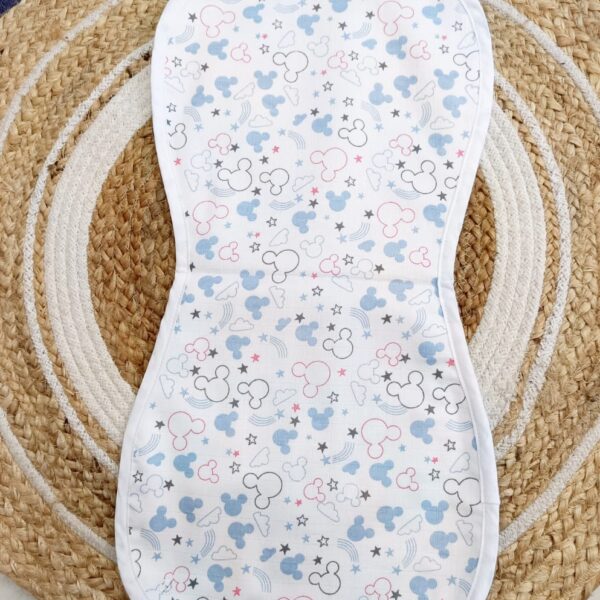 Muslin Burp Cloth – Mickey Mouse Print (4 Layered)