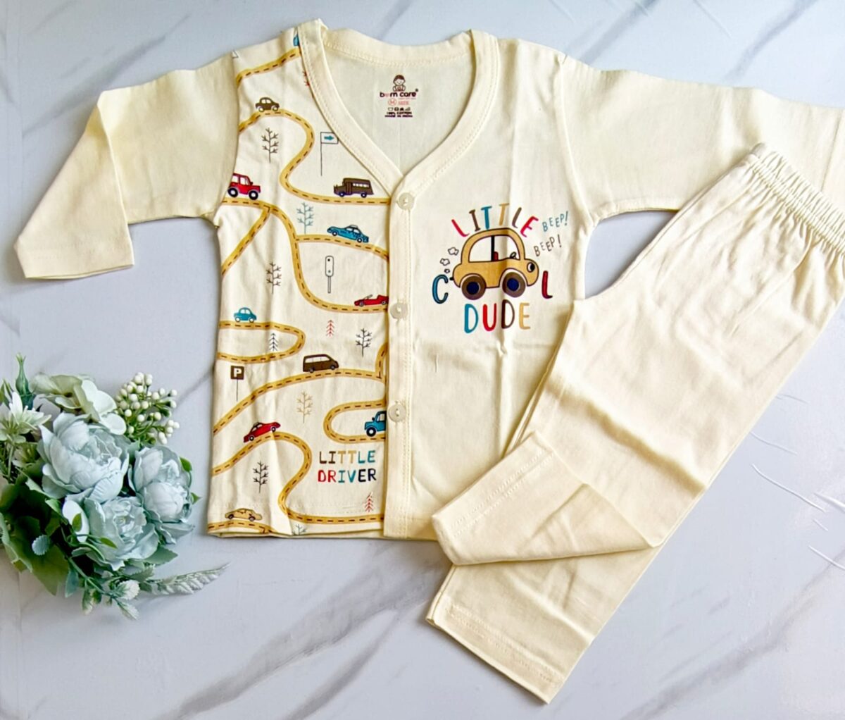 Unisex Cotton Night Suit - Lil Cool Dude Print - Image 3