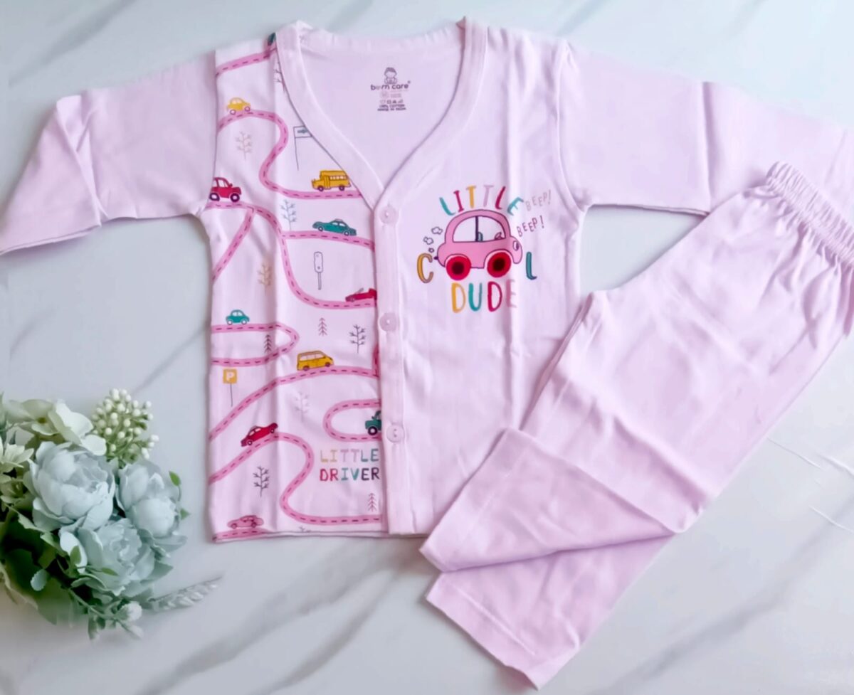 Unisex Cotton Night Suit - Lil Cool Dude Print - Image 2