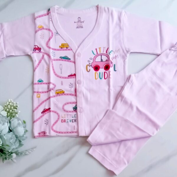 Unisex Cotton Night Suit – Lil Cool Dude Print