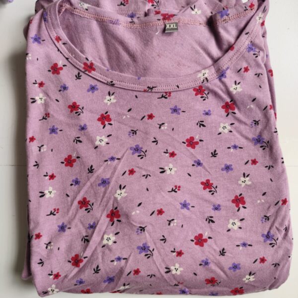 Maternity Lounge Wear – Floral Print (XXL)