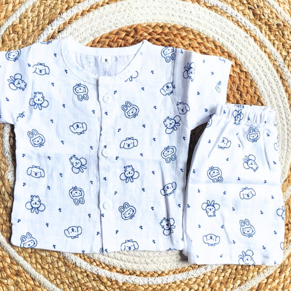 Muslin Co ord Set – Bunny Print