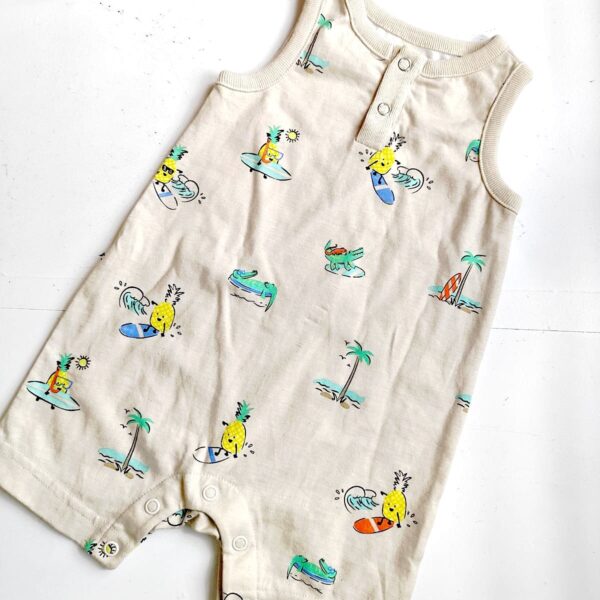 Romper – Beach Print (3 – 6 Months)