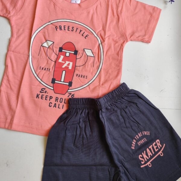 FreeStyle Print Top & Bottom Set – Pink