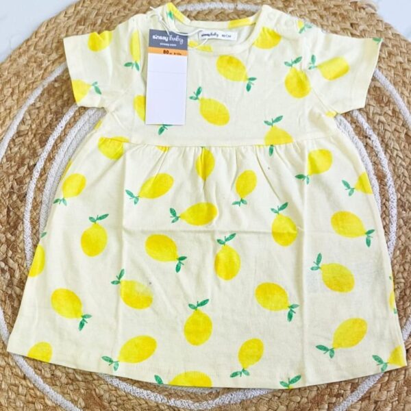 Lemon Print Frock