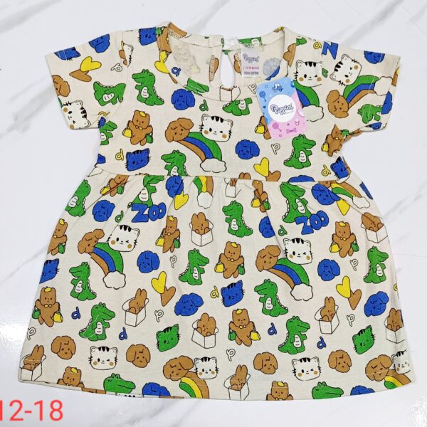 Animals Printed Frock